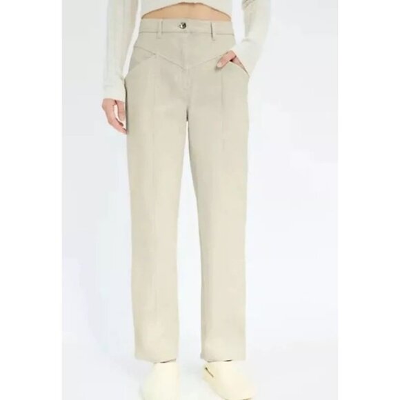 Aritzia Archer Pants High Rise Workwear Cargo Trouser Jeans Full Length Western - Picture 7 of 14